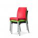 Vibe Polypropylene Chair For Contract Use With Aluminium Legs  Avocado 432890