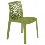 Zest Polypropylene Chairfor Contract Use - Anise Green 432897