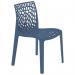 Zest Polypropylene Chairfor Contract Use - Avio Blue 432900