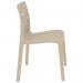 Zest Polypropylenechair for Contract Use - Ivory 432902