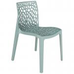 Zest Polypropylene Chairfor Contract Use - Sage Green 432908