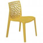 Zest Polypropylene Chairfor Contract Use - Yellow 432909