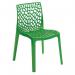 Zest Polypropylene Chairfor Contract Use - Brilliant Green 432910