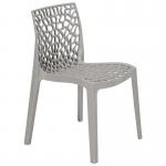 Zest Polypropylene Chairfor Contract Use - Pearl Grey 432912