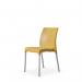 Vibe Polypropylene Chair Forcontract Use with Aluminium Legs Mustard 432913