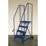 4 Tread Push and Liftmobile Safety Step Painted 432930