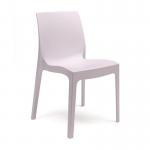 Strata Polypropylene Chairfor Contract Use - Grey Lilac 433165