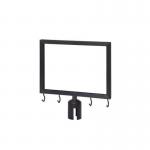 Umbrella Black Signframe with Post Adapter 433180