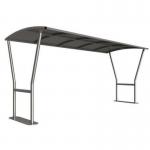 Stanton Cycle Shelter- 5 m - Galvanised Roof 433216