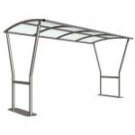 Stanton Cycle Shelter- 4 m - Clear Pet G Roof 433223