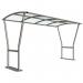Stanton Cycle Shelter- 4 m - Clear Pet G Roof 433223