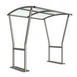 Stanton Cycle Shelter Extensionbay - 2 m - Clear Pet G Roof 433225