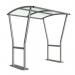 Stanton Cycle Shelter Extensionbay - 2 m - Clear Pet G Roof 433225