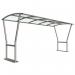 Stanton Cycle Shelter Extensionbay - 5 m - Clear Pet G Roof 433228