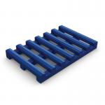Open Grid Slip Resistantpvc Mat, Blue, 1220 mm X 10 m Roll 433268