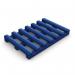 Open Grid Slip Resistantpvc Mat, Blue, 1220 mm X 10 m Roll 433268