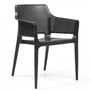 Boom Polypropylene Armchair For Contract Use  Black 433337