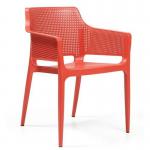 Boom Polypropylene Armchairfor Contract Use Terracotta Red 433341