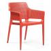 Boom Polypropylene Armchairfor Contract Use Terracotta Red 433341
