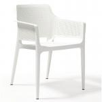 Boom Polypropylene Armchairfor Contract Use White 433342
