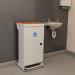 80 Litre Front Opening Eco Sackholdercomplete with A Orange Silent Closing Lid 433347