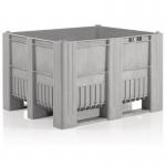 Pack of 4 Palletboxcb 3 Hdpe Light Grey (no Lid) 433367