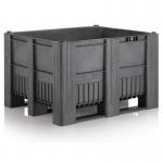 Pack of 4 Palletbox Cb 3 Hdpe Basaltgrey (fda Food Contct Approved Recycled(no Lid)) 433368