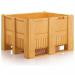Pack of 4 Palletboxcb 3 Hdpe Yellow (no Lid) 433371