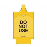 Assettag Flex - Donot Use 1 (pk 10 Yellow) 433393