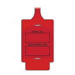 Assettag Flex -inspection 1 (pk 10 Red) 433403