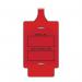 Assettag Flex -inspection 1 (pk 10 Red) 433403
