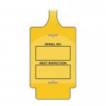 Assettag Flex - Inspection 1 (pk 10 Yellow) 433405