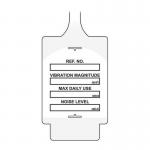 Assettag Flex - Vibrationcontrol (pk 10 White) 433422