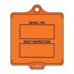 Assettag Flex Medium- Inspection 1 (pk 10 Orange) 433445