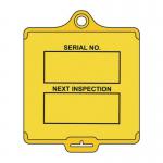 Assettag Flex Medium- Inspection 1 (pk 10 Yellow) 433449