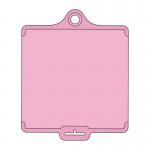 Assettag Flex Medium -pink Plain No Print (pack of 10) 433461