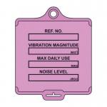 Assettag Flex Medium- Vibration Control (pk 10 Pink) 433475