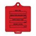 Assettag Flex Medium- Vibration Control (pk 10 Red) 433476