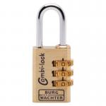 Burg-Wachter 30mm Brass Combination Padlock 433483