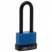 Burg-wachter 48 mm Long Shacklealuminium Padlock with Protective Cover 433487