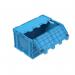 Folding Crate 600 X 400 X 330 Attached Lid Long Sides 433613