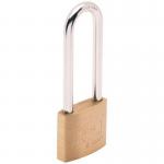 Burg-Wachter 40mm Long Shackle C-Line Brass Padlock 433628