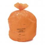 90 l 8 Kg Un Orangeclinical Waste Sack 200 Pcs (8 Rolls X 25 Pcs) 433813