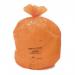 90 l 8 Kg Un Orangeclinical Waste Sack 200 Pcs (8 Rolls X 25 Pcs) 433813