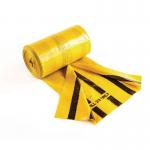 80 l 15 Kg Chsa Yellowtiger Stripe Sack 200 Pcs (8 Rolls X 25 Pcs) 433816