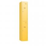Retro 2 Door 1800 X 300 X 450 Cam Lock - Yellow 433964