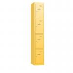 Retro 4 Door 1800 X 300 X 450 Cam Lock - Yellow 433968