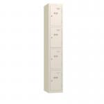 Retro 4 Door 1800 X 300 X 300 Cam Lock - Cream 433975