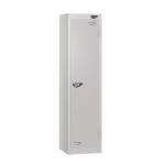 Low Tier Education 1 Door 1200 X 300 X 300 Hasp Locks Silver Body Silver Door 433983