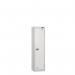 Low Tier Education 1 Door 1200 X 300 X 450 Hasp Locks Silver Body White Door 433990